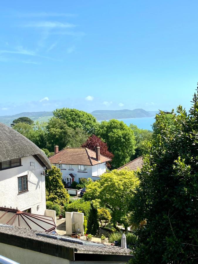 One Of The Best Properties In Lyme! Breathtaking Views Across The Whole Bay. 3 Stories With 2 Tier Veranda Around The Property. Sleeps 6 Lyme Regis Eksteriør bilde